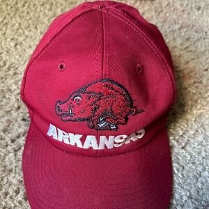 Vintage 90s Arkansas Razorbacks Snapback Hat Cap NCAA Twins Enterprises